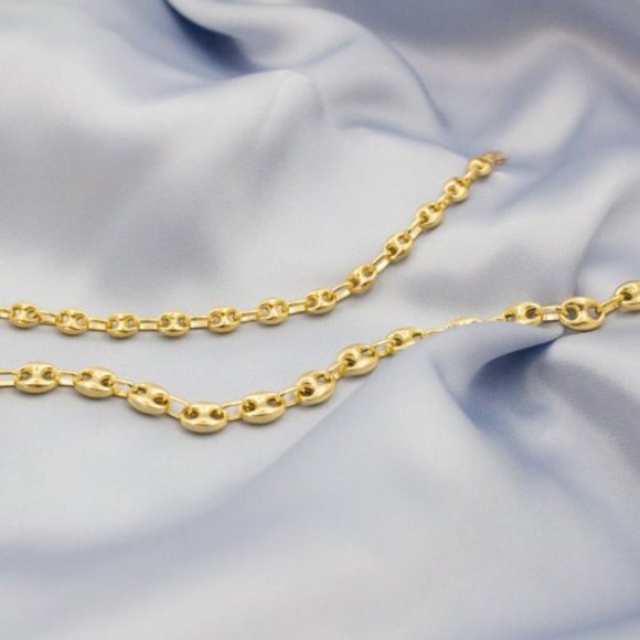 NWT Atiana Puff Bracelet // 14k Italian Gold Vermeil - Picture 2 of 2